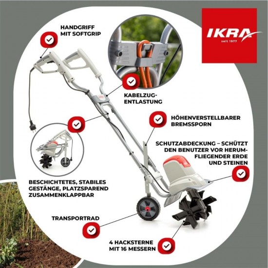 Ikra IEM 800 S 800w Elektrikli Çapa Makinesi