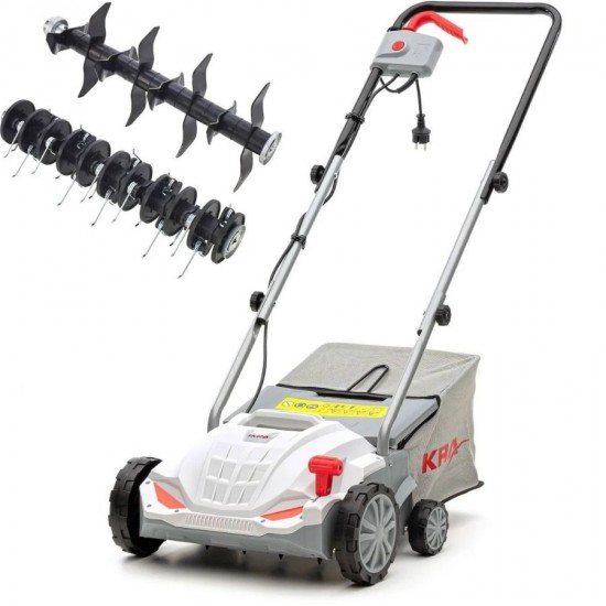 Ikra IEVL 1532 1500w 32cm 16bıçak 12cm 4kad 30lt 8.6kg İtmeli Elektrikli Çim Havalandırma Makinesi