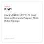 Kiwi KVC4090 VRY Wİ Fİ Siyah Uzaktan Kumanda Paspaslı Akülü Robot Süpürge