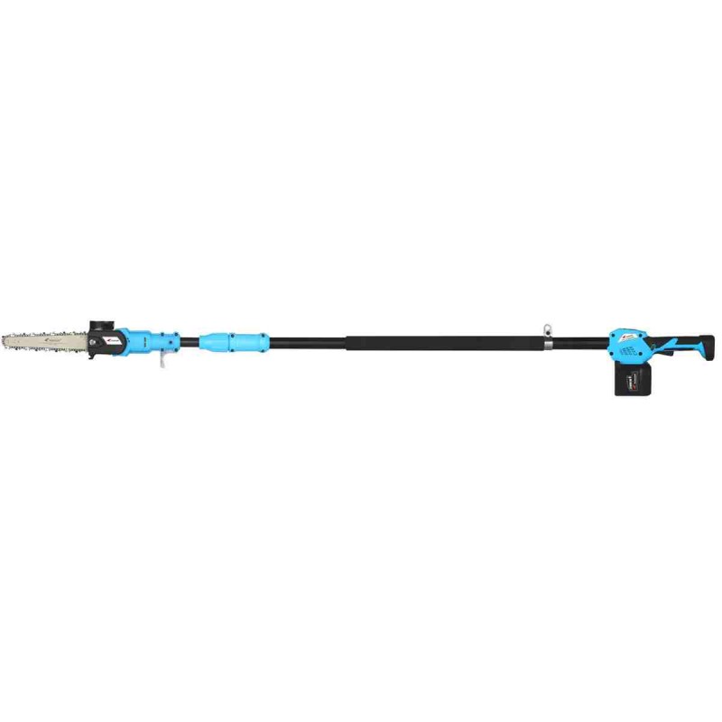 Koham 3GXD70PS24D 600w 21V 5Ah 1.8m 2.4m 1/4 24diş 23cm 2.4kg Teleskopik Akülü Yüksek Dal Budama Testere