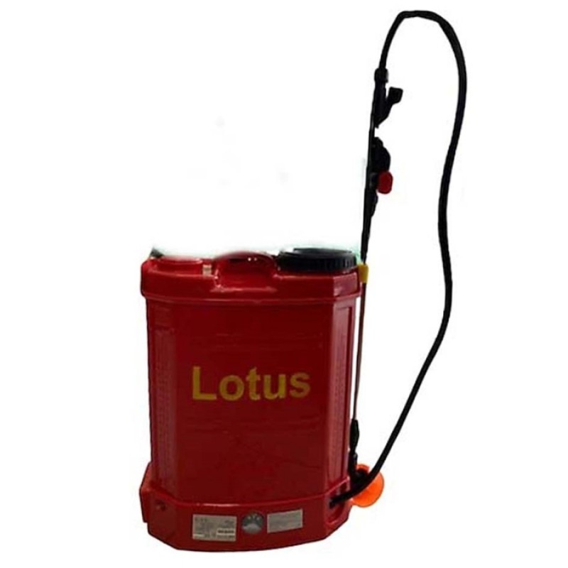 Lotus 16lt 130cm 5.5kg 12V 8Ah Sırt Tipi Akülü İlaçlama Makinesi