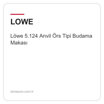 Löwe 5.124 Anvil Örs Tipi Budama Makası
