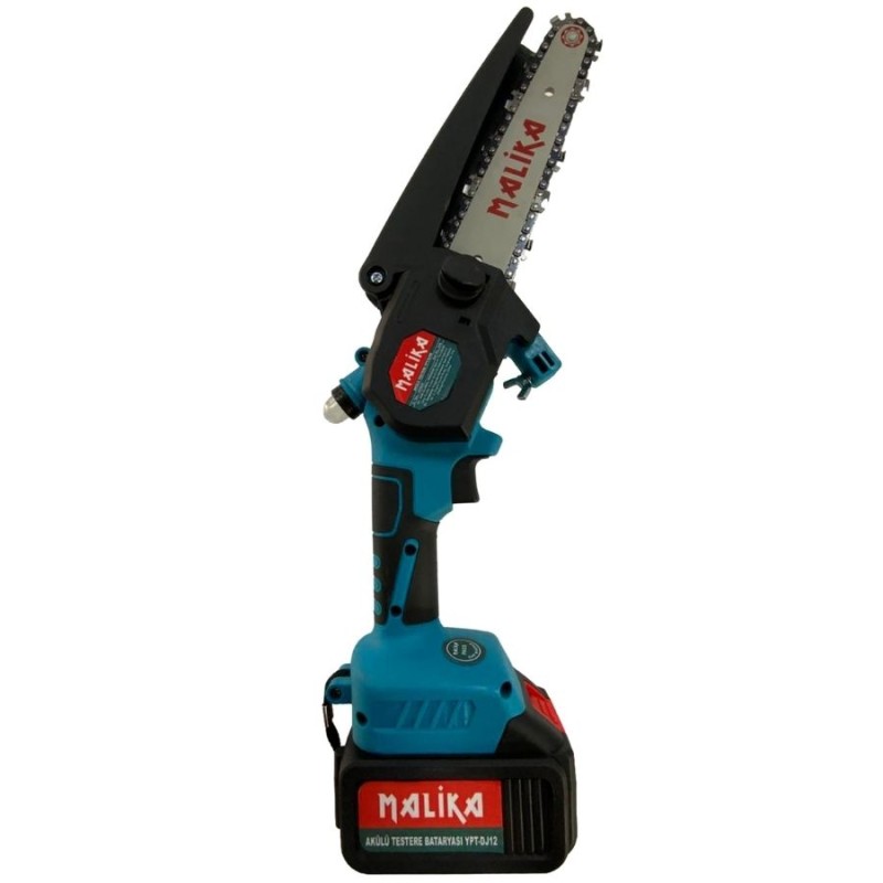 malika DJ06 21V 4Ahx2Ad li ion 1/4inç 18.5diş 15cm Dal Kesme Budama Akülü Mini Testere