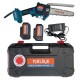 malika DJ06 21V 4Ahx2Ad Li ion 1/4inç 18.5diş 15cm Akülü Dal Kesme Budama Mini Testere