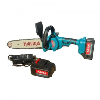 malika DJ10 750W 21V 4Ahx2Ad Li ion 1/4inç 28.5diş 30cm Akülü Dal Kesme Budama Mini Testere