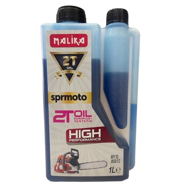 malika MLK2T 1lt Ölçülü Yarı Sentetik İki Zamanlı Motor Yağı