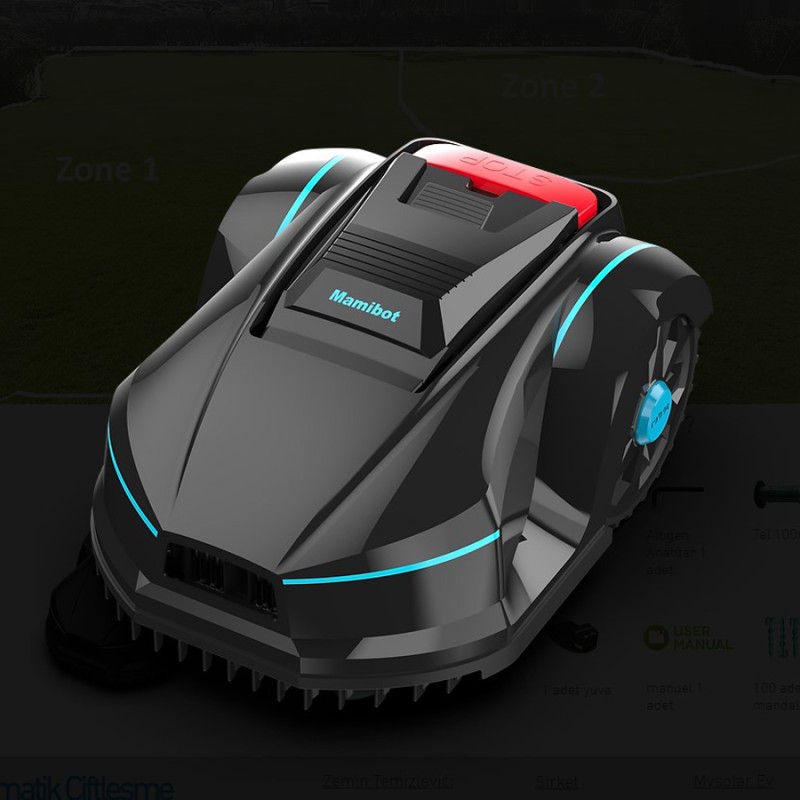 Mamibot Jetter M3 Akülü Çim Biçme Robotu