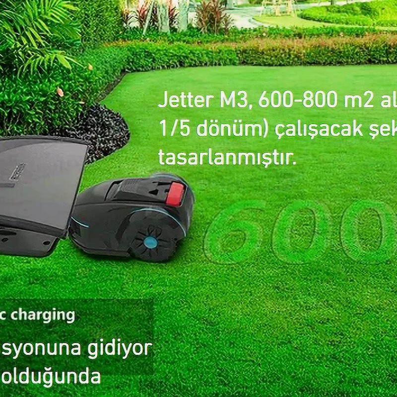 Mamibot Jetter M3 Akülü Çim Biçme Robotu