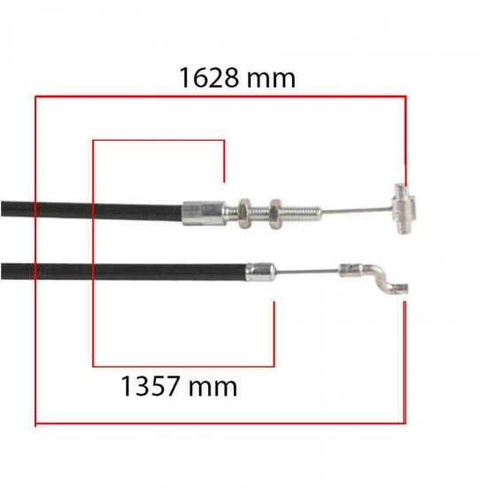 Marina MR 042285 Y Siyah Kısım1357mm Tel1628mm Çim Biçme Şanzıman Teli