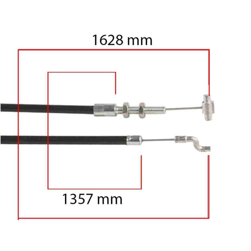 Marina MR 042285 Y Siyah Kısım1357mm Tel1628mm Çim Biçme Şanzıman Teli