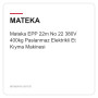 Mateka EPP 22m No 22 380V 400kg Paslanmaz Elektrikli Et Kıyma Makinesi