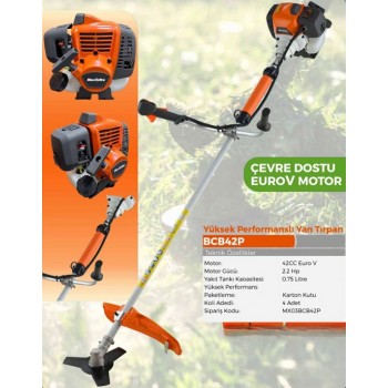 Max Extra BCB42P 2.2bg 1.7kW 42cc 0.75lt Yan Tip Benzin Motorlu Tırpan Max Extra BCB42P 2.2bg 1.7kW 42cc 0.75lt Yan Tip Benzin Motorlu Tırpan