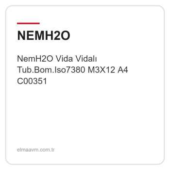 NemH2O Vida Vidalı Tub.Bom.Iso7380 M3X12 A4 C00351