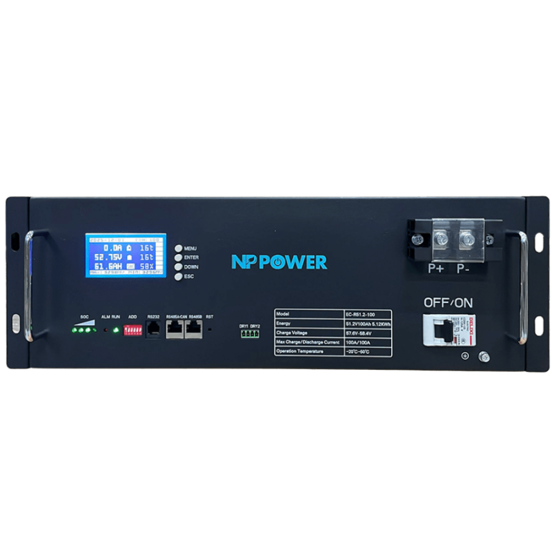 Np Power 51.2V 100Ah LifePo4 li ion Akü