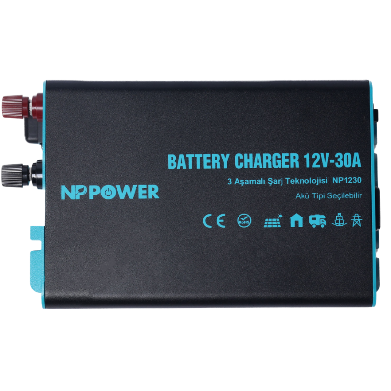 Np Power NP1230 12V 30Ah 14.6Vdc Akü Şarj Cihazı