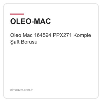 Oleo Mac 164594 PPX271 Komple Şaft Borusu