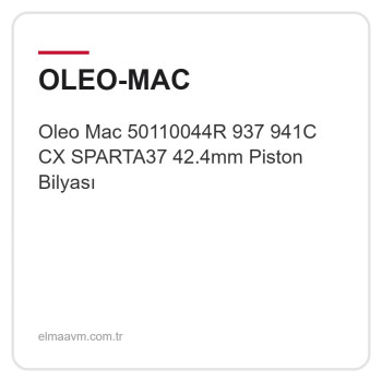 Oleo Mac 50110044R 937 941C CX SPARTA37 42.4mm Piston Bilyası