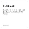 Oleo Mac 72 91 101C 102C 122C Çim Biçme Traktörü Bıçak Mili Kaması