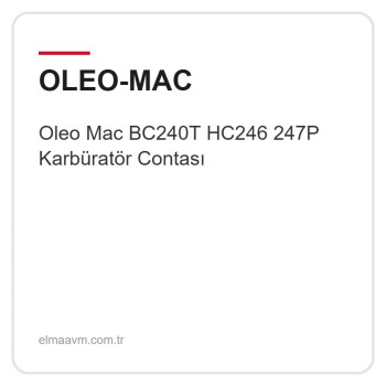 Oleo Mac BC240T HC246 247P Karbüratör Contası