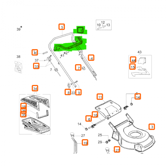Oleo Mac G53 TK AR TBX Çim Biçme Makinesi Fren Teli