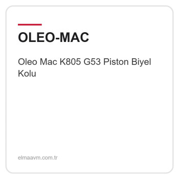 Oleo Mac K805 G53 Piston Biyel Kolu Oleo Mac K805 G53 Piston Biyel Kolu