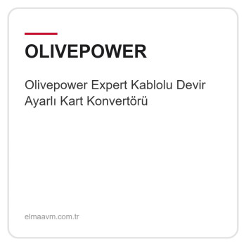 Olivepower Expert Kablolu Devir Ayarlı Kart Konvertörü