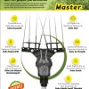 Olivepower Fix Mavi 33V DC Sabit Borulu Taraklı Çırpıcı Akülü Zeytin Hasat Makinesi