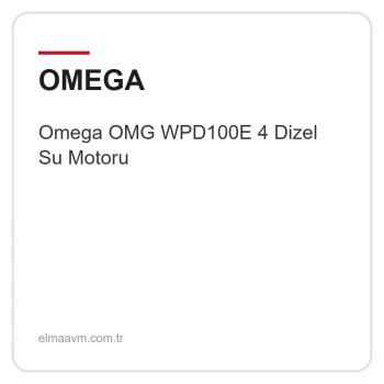Omega OMG WPD100E 4 Dizel Su Motoru