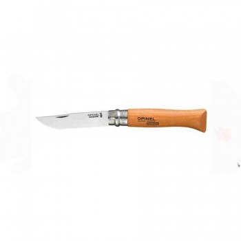 Opinel 09 9cm 49gr İnox 55 57 HRC Kayın Sap Tamirci Avcı Çakısı