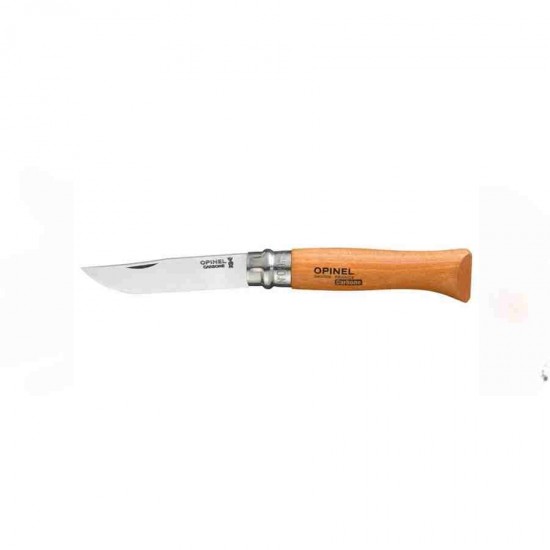 Opinel 09 9cm 49gr İnox 55 57 HRC Kayın Sap Tamirci Avcı Çakısı