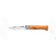 Opinel 09 9cm 49gr İnox 55 57 HRC Kayın Sap Tamirci Avcı Çakısı