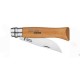 Opinel 09 9cm 49gr İnox 55 57 HRC Kayın Sap Tamirci Avcı Çakısı