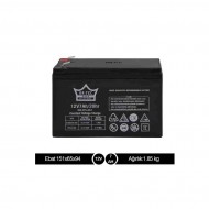 Or Tec 12V 7Ah 20hr 151x65x94mm 1.86kg Siyah VRLA AGM Kapalı Kuru Akü Or Tec 12V 7Ah 20hr 151x65x94mm 1.86kg Siyah VRLA AGM Kapalı Kuru Akü