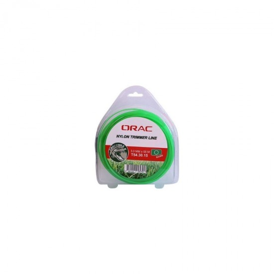 Orac Crocodile 3.0mm 56m Yuvarlak Yeşil Misina