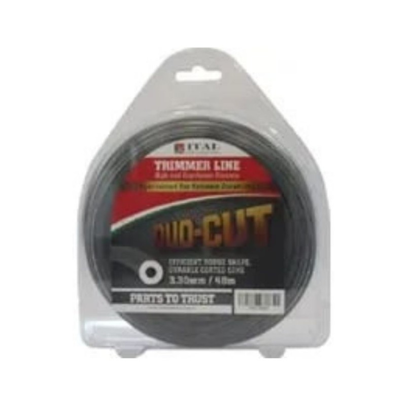 Orac Duo Cut 3.3mm 48m Yuvarlak İçi Siyah Dışı Şeffaf Misina
