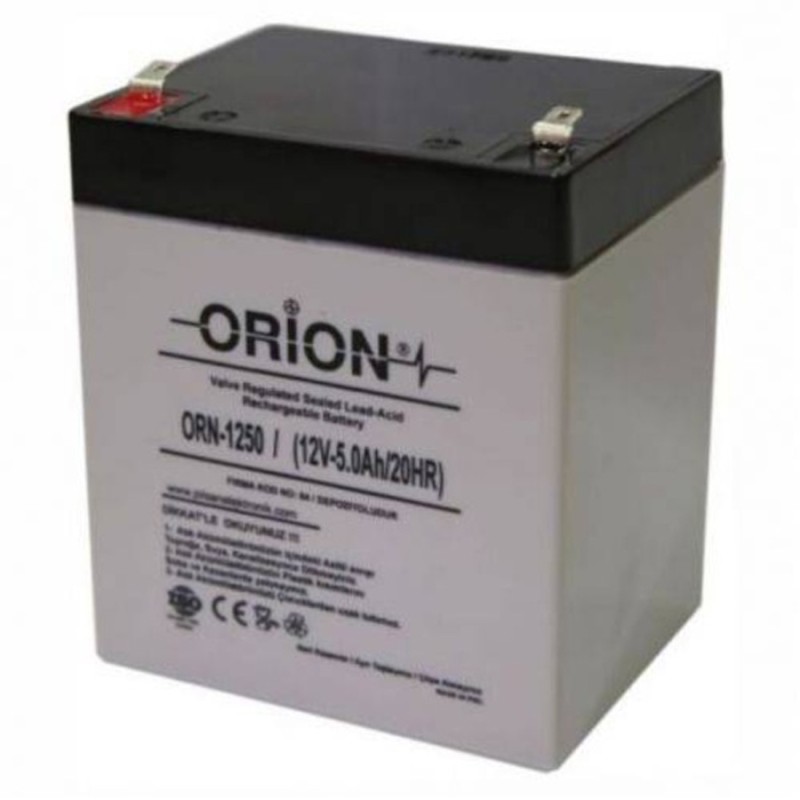 Orion 12V 5Ah VRLA AGM Kapalı Kuru Akü