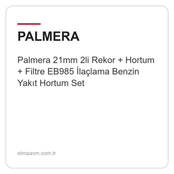 Palmera 21mm 2li Rekor + Hortum + Filtre EB985 İlaçlama Benzin Yakıt Hortum Set