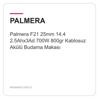 Palmera F21 25mm 14.4 2.5Ahx3Ad 700W 800gr Kablosuz Akülü Budama Makası