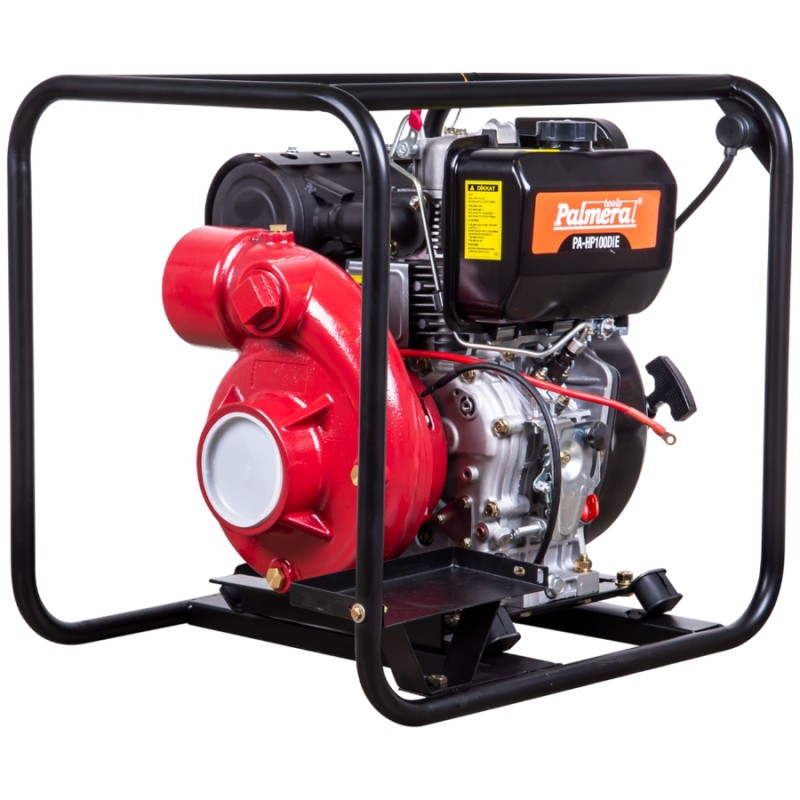 Palmera HP100DIE 4inc 101.6mm 12bg 9kW 498cc 1800lt/dk 55m 60kg Marşlı Benzinli Su Motoru