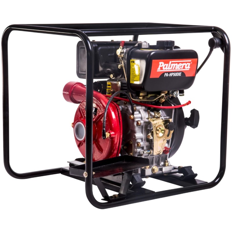 Palmera HP50DIE 2inc 80.8mm 6.7bg 5kW 296cc 466lt/dk 63m 52kg Marşlı Yüksek Basınçlı Benzinli Su Motoru
