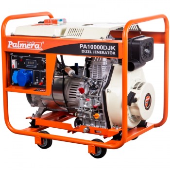 Palmera PA10000DJK5 7.5kW 9.3kVa 15bg 532cc 123kg Tekerli Marşlı Monofaze Dizel Jeneratör