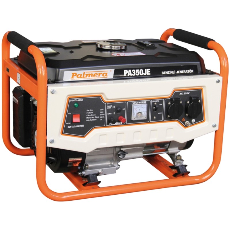 Palmera PA350JE 2.5kW 3.12kVa 6.5bg 196cc 43kg Monofaze Benzinli Jeneratör