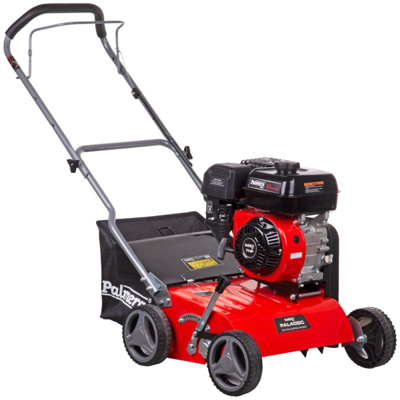 Palmera PAL40SC 5.76bg 4.3kW 212cc 33cm 18bıçak 34lt 34kg Çelik Benzinli Çim Havalandırma Makinesi