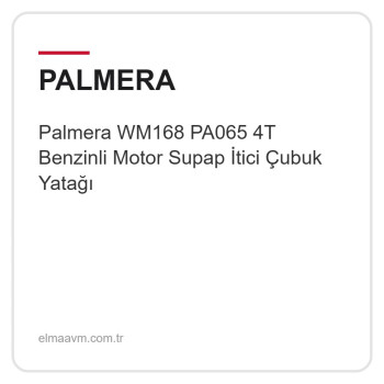 Palmera WM168 PA065 4T Benzinli Motor Supap İtici Çubuk Yatağı Palmera WM168 PA065 4T Benzinli Motor Supap İtici Çubuk Yatağı