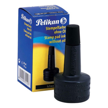 Pelikan 30cc Siyah İstampa Kaşe Mürekkebi