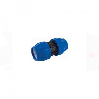 Fitsa 1ad 20x20mm Mavi Seri Sulama Boru ve Hortum Birleştirme Kilitli Kaplin Manşon