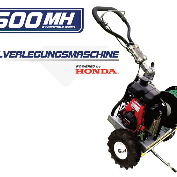 Portable Vinch PWM600MH Benzinli Kablo Döşeme Makinesi