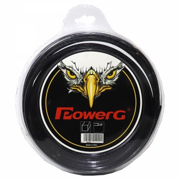 PowerG 3.0mm 49m 4 Köşe Kare Siyah Misina