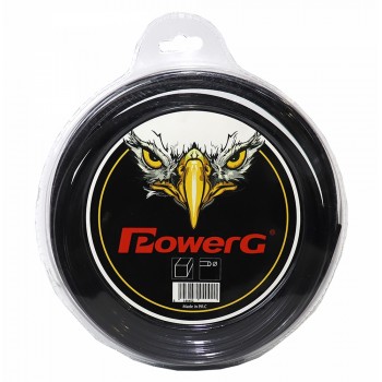 PowerG 3.3mm 42m 4 Köşe Kare Siyah Misina