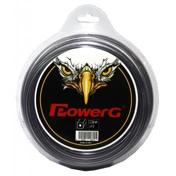 PowerG 3.3mm 42m 4 Köşe Kare Telli Şeffaf Misina